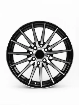Llanta FC1502 Aro 15 Ancho 6.5 4/100/114.3 ET 38 Black Machine Face