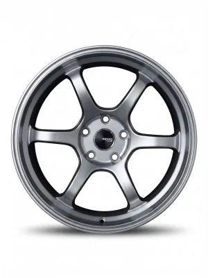 Llanta FC6009 Aro 16 Ancho 7.0 5/114.3 ET 35 Hyper Black Machine Lip Polish