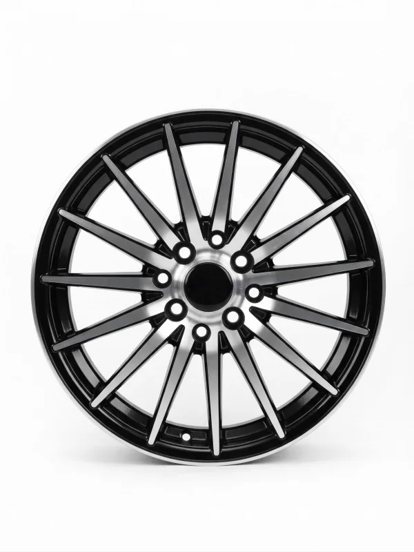 Llanta FC1502 Aro 15 Ancho 6.5 4/100/114.3 ET 38 Black Machine Face